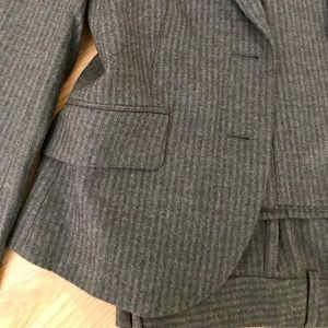 THEORY Gray Wool Petite 2-piece Suit